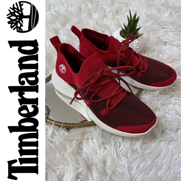 Timberland A1Z73 FLYROAM MEDIUM RED Men's Trainers, Sz 8 EUR 41.5 - Picture 7 of 16